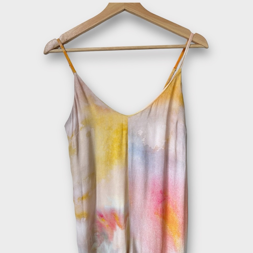 Anthropologie bl^nk London Sonrisa Tie-Dye Jumpsuit, size XS Petite - Picture 3 of 8